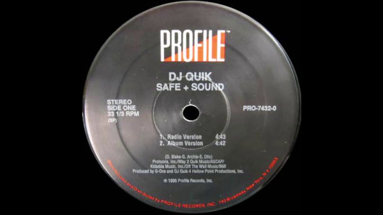 DJ QUIK- safe +sound (instrumental)