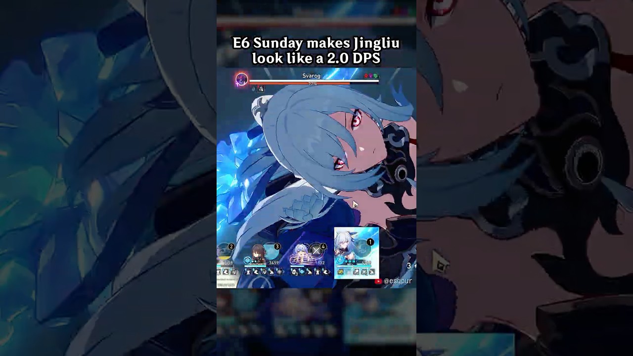 E6 SUNDAY MAKES JINGLIU LOOK LIKE A 2.0 DPS