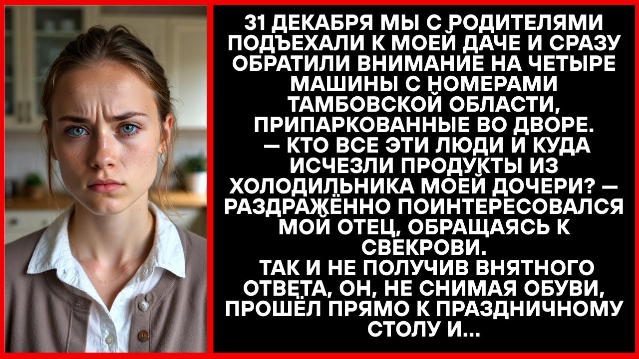 «Кто все эти персоны? И где еда из холодильника моей дочки?» — осведомился отец.