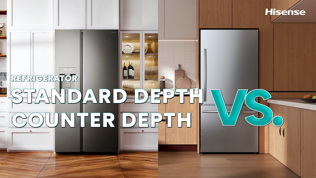 Hisense Refrigerator | Standard Depth vs Counter Depth Refrigerators