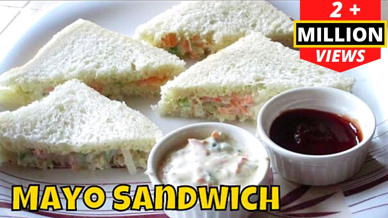 Veg MAYO SANDWICH - Perfect for Kids Lunchbox