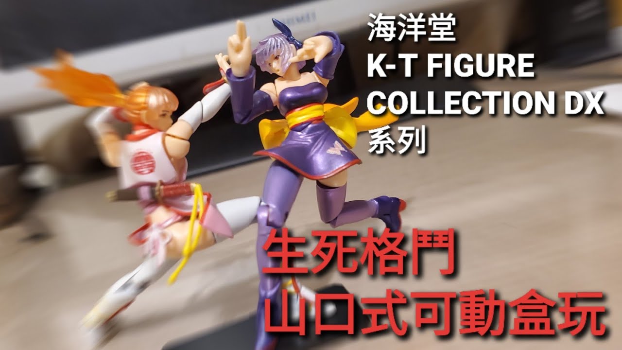 艾倫豬玩具開箱第3集 海洋堂山口式可動 生死格鬥盒玩  KTフィギュアコレクション KAIYODO KT FIGURE COLLECTION DX Yamaguchi DEAD OR ALIVE