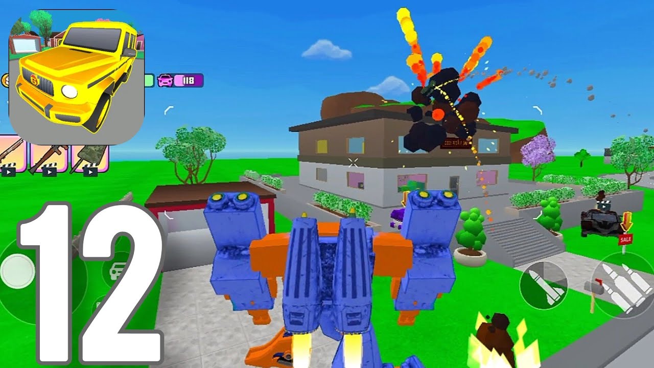 Gangs Wars City: Pixel Shooter - Gameplay Walkthrough Part 12 - Rocket Runner (ios,Android)