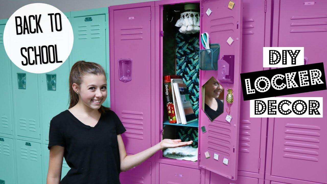 Back To School DIY Teen Locker Decor For High School!