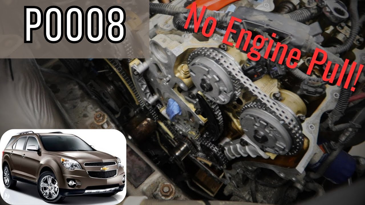 Замена цепи ГРМ на автомобиле Equinox V6 2-го поколения!