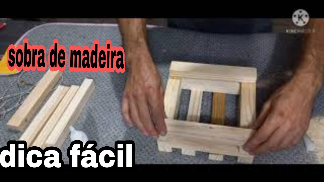 como fazer cachep&ocirc; com sobra de madeira..vende facil