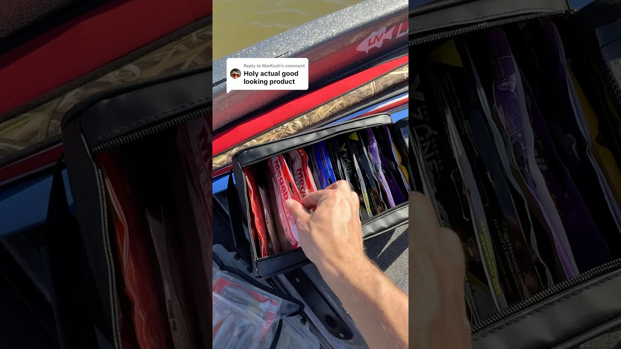 The BEST tackle storage bags! 🎣 #bassfishing #tacklestorage #tackleorganization