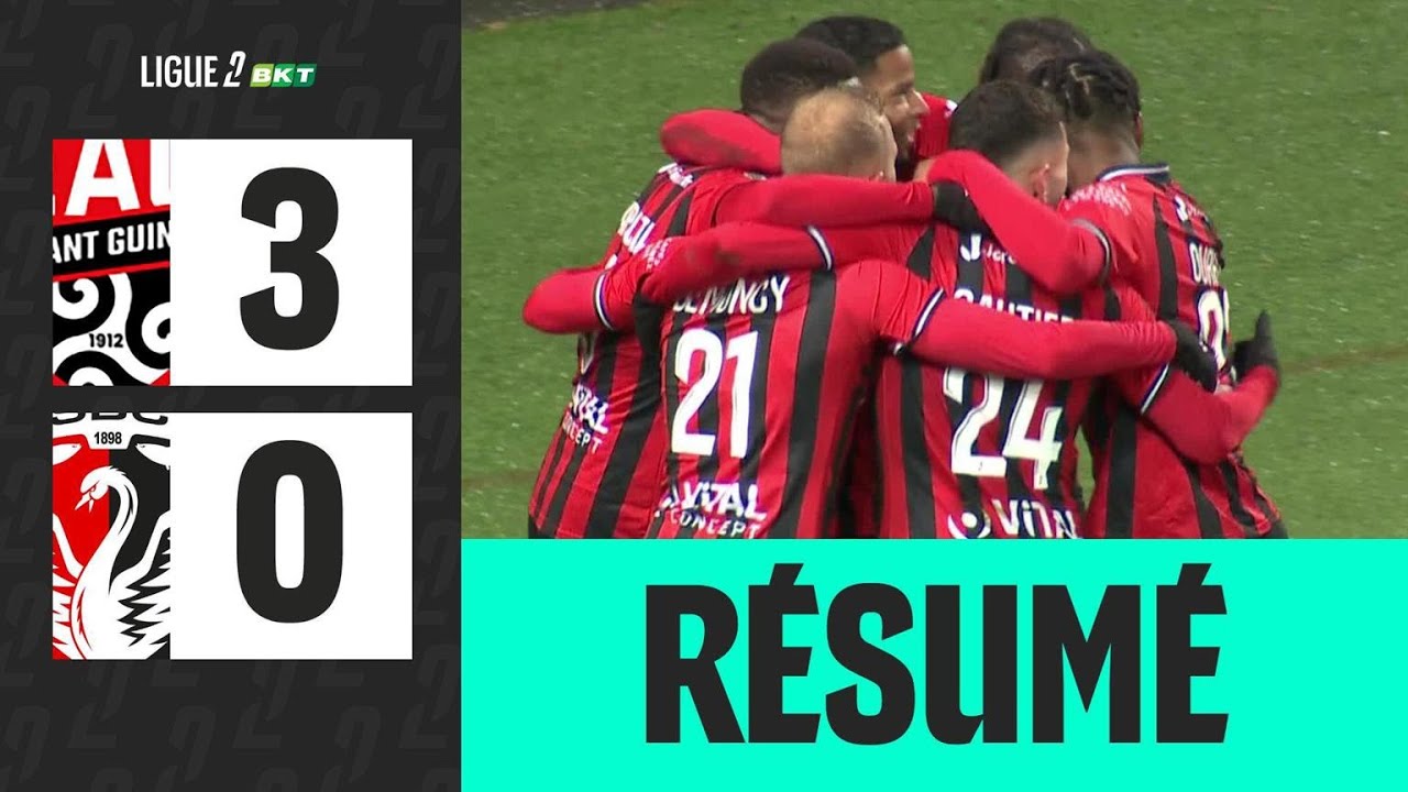 EN AVANT GUINGAMP - US BOULOGNE (3-0) - 18&egrave;me journ&eacute;e - Ligue 2 BKT 25/26
