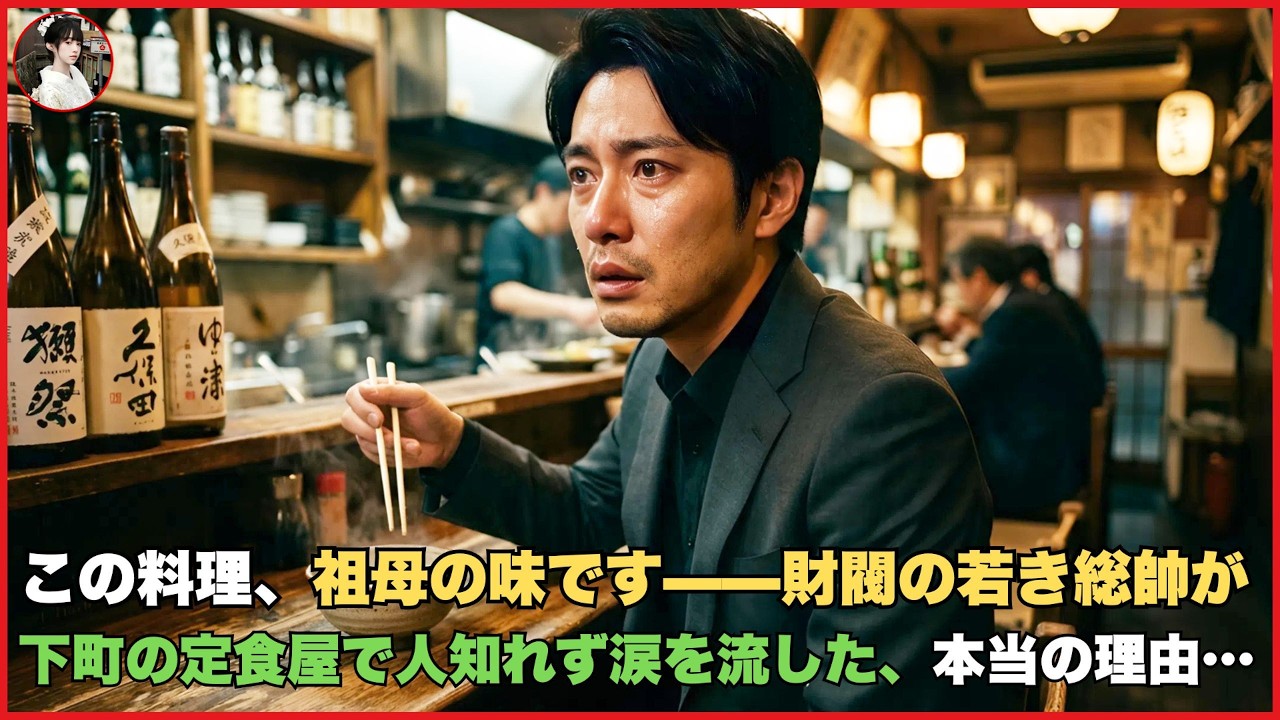この料理、祖母の味です——若き財閥総帥が 下町の定食屋で人知れず涙を流した理由… #動エピソード #老後の物語 #家族の物語