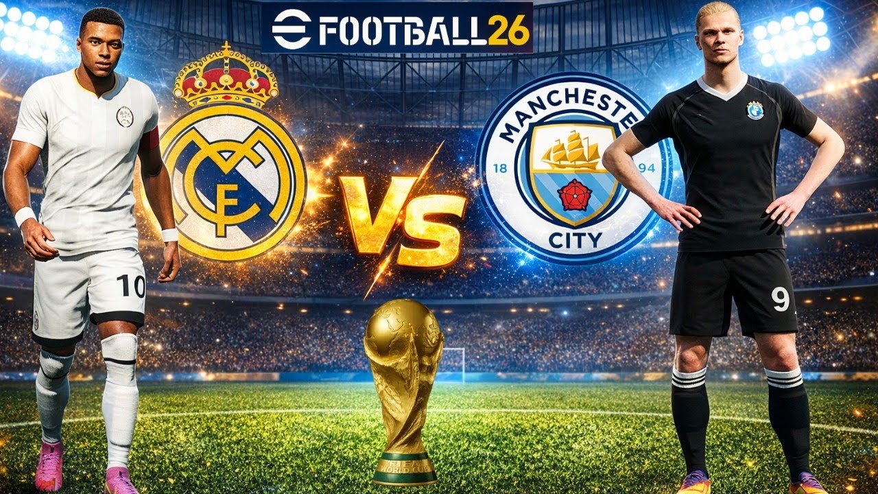 Real Madrid vs Manchester City | UEFA Champions League 2025/26 | eFootball 2026 Gameplay 4K 