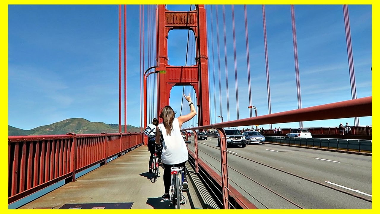 Biking Across the Golden Gate Bridge!!! | Sam&Alyssa