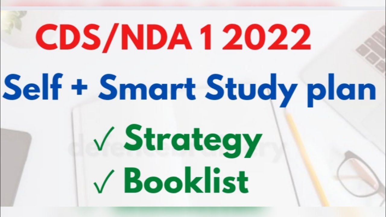 Smart+Self Study plan for CDS/NDA 1 2022+Booklist #cds #nda