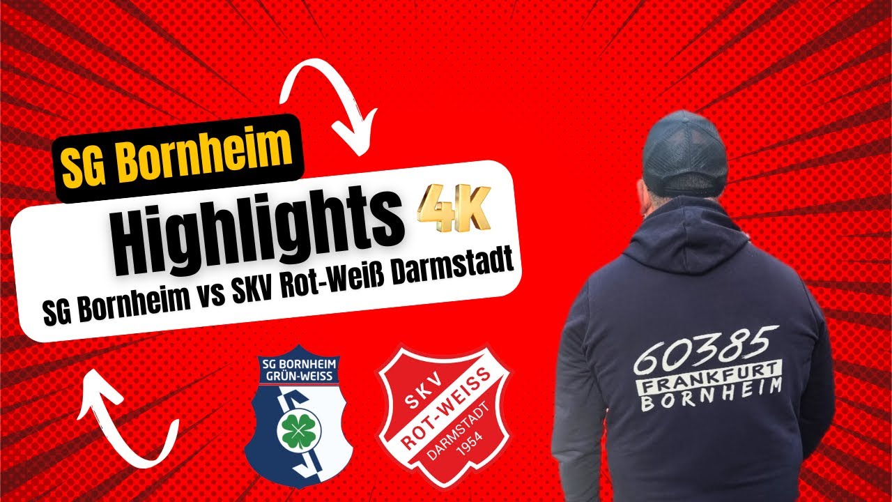 Highlights !    SG Bornheim vs SKV Rot-Weiß Darmstadt  🎬📽️