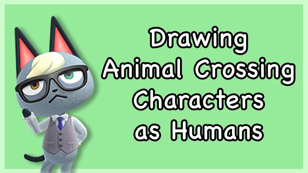Drawing Animal Crossing Characters as Humans
