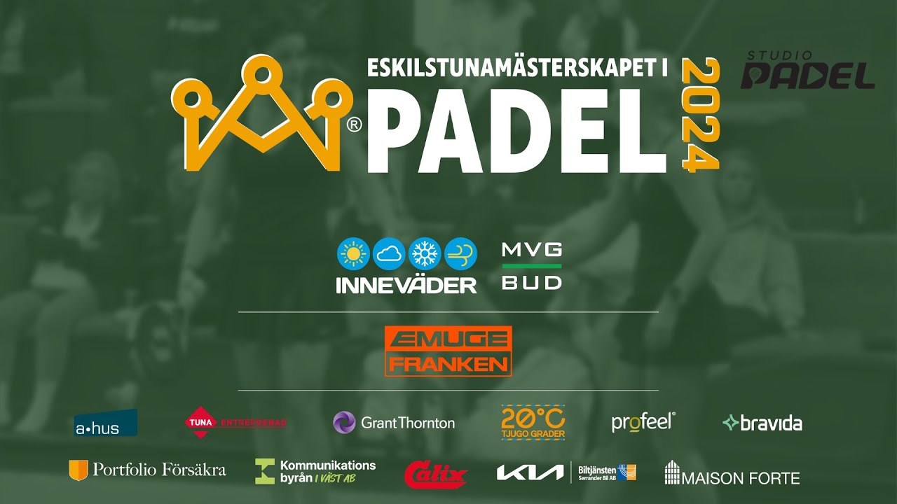 🏆 Eskilstunamästerskapet 2024: Herrar och Damer | Live-sändning 🎥