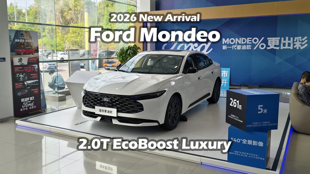 2026 New Changan Ford Mondeo 2.0T EcoBoost Luxury Edition Sedan - Big Bear Test Car