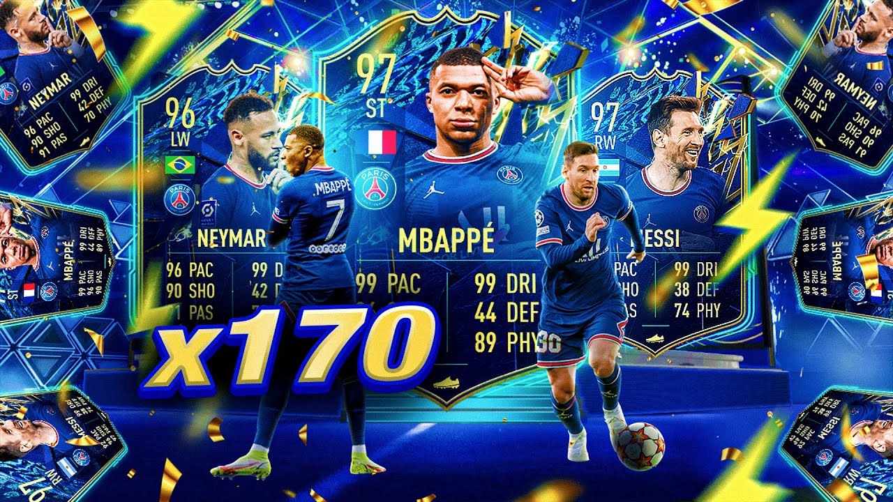 BEST OF GROS PACK OPENING 170 PACKS POUR L'INCROYABLE TOTS LIGUE 1 !!!