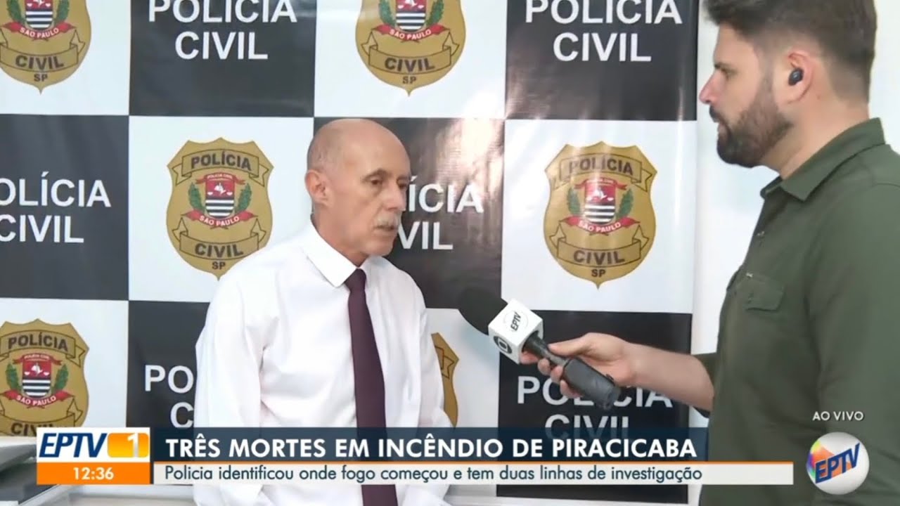 Polícia investiga se incêndio que matou três pessoas em apartamento de Piracicaba foi criminoso