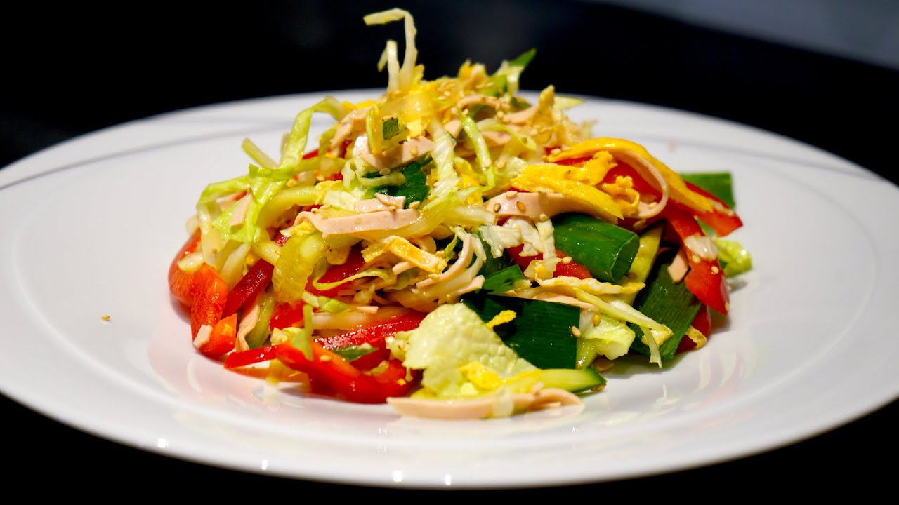 Asia Chinakohl Salat mal anders / alternative zum Wurstsalat