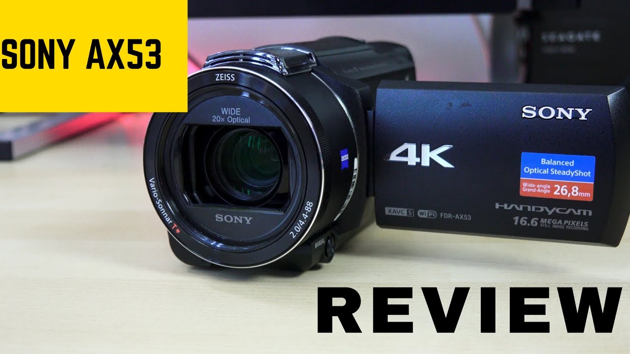 Sony FDR AX53 Handycam: Идеальная камера для YouTube 4K!!!