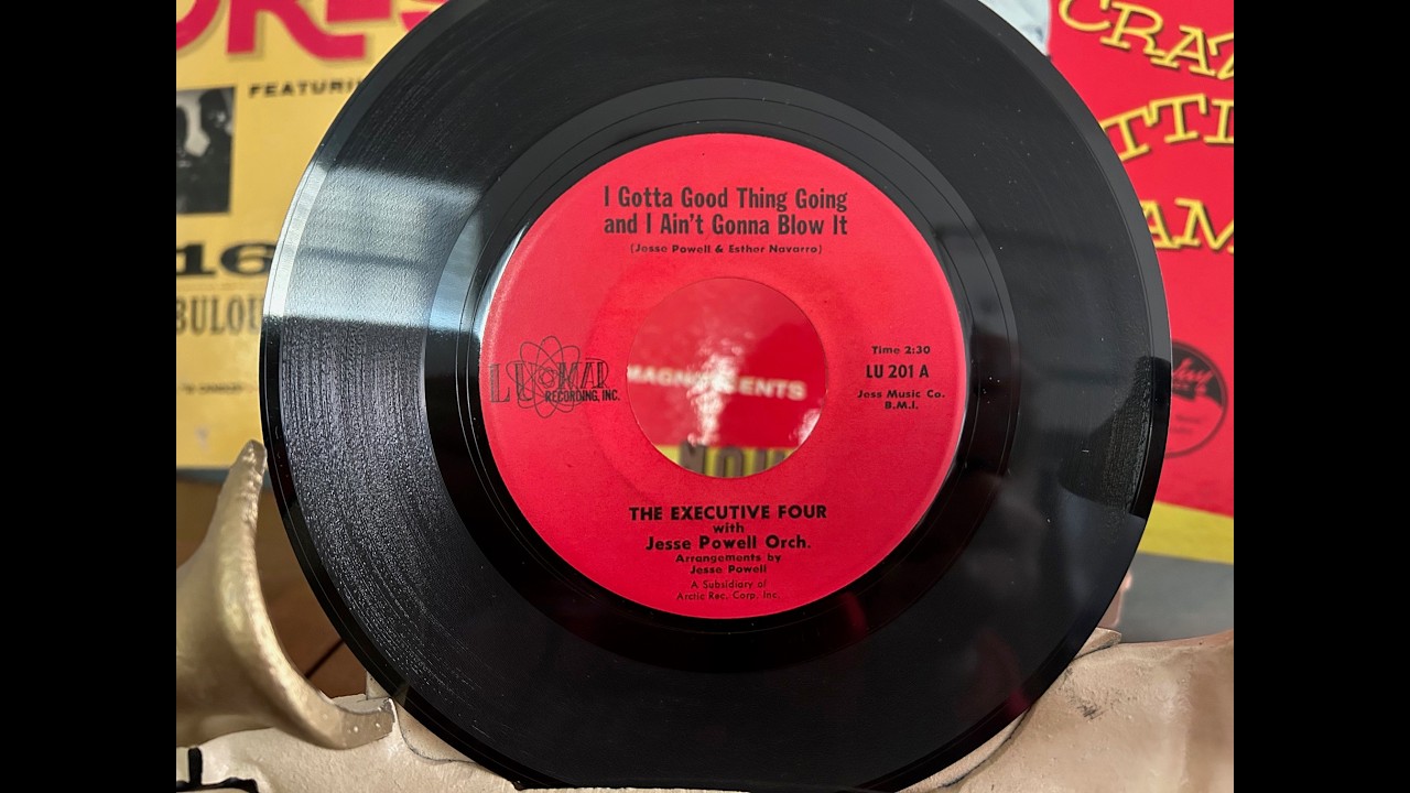 Great SOUL RARITY - on LUMAR, both sides of THE EXECUTIVE FOUR.