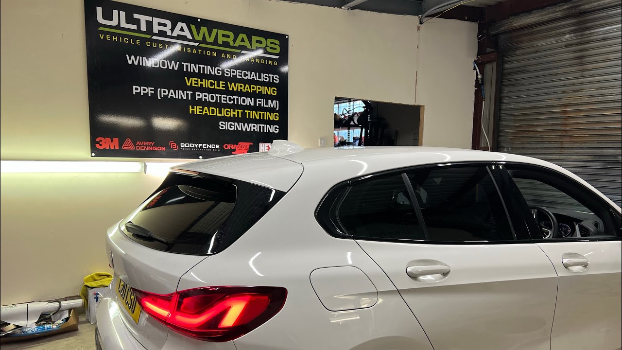 Removing Spoiler From BMW 1 Series F40 2019-2022 Window Tinting / Vehicle Wrapping