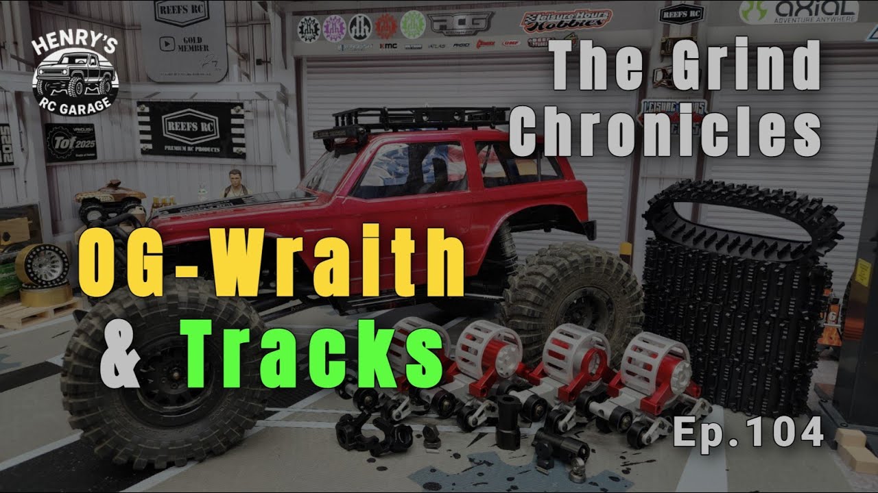 The Wraith didn’t ask for this upgrade, but too bad - it’s happening #rc #wraith #tracks #fun