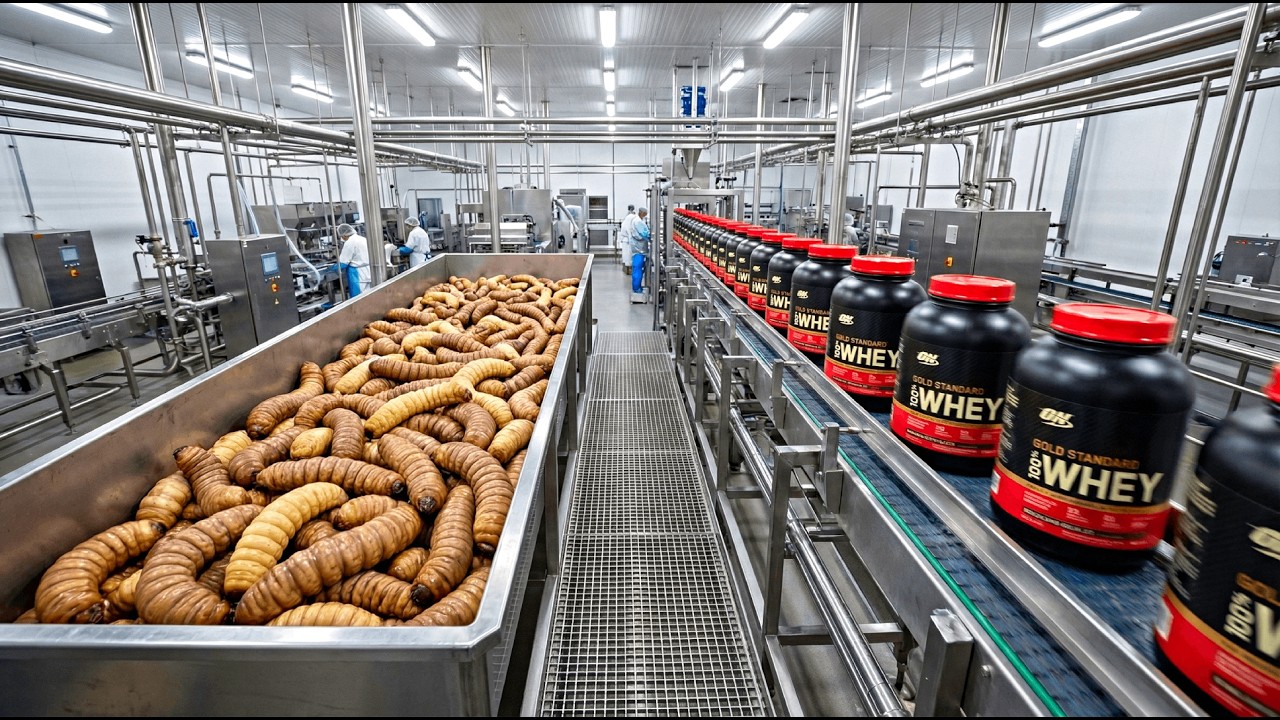 How They Transform Worms Into High-Protein Powder at Scale