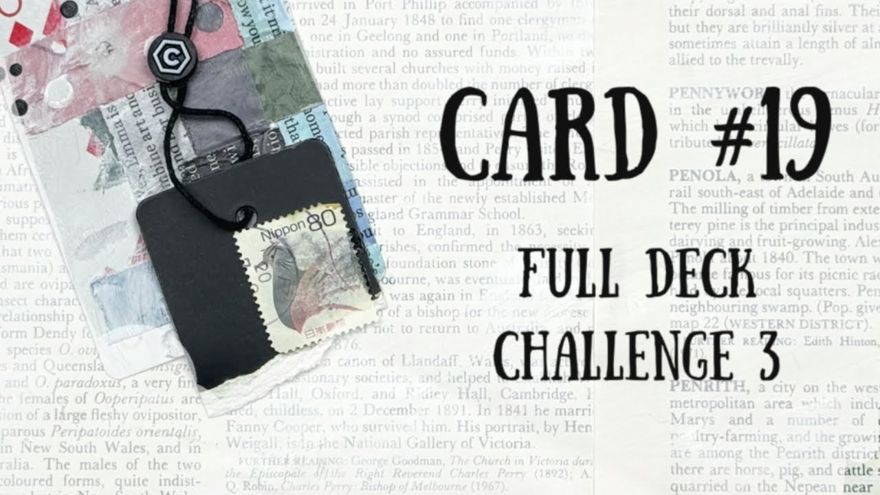 Full Deck Challenge 3 | Card 19 | Paper Weaving