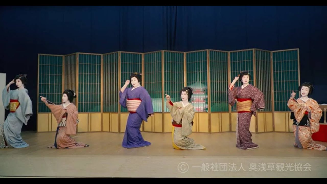 並木駒形　浅草芸者 聖子、乃り江、千乃、千万、あづは、千華