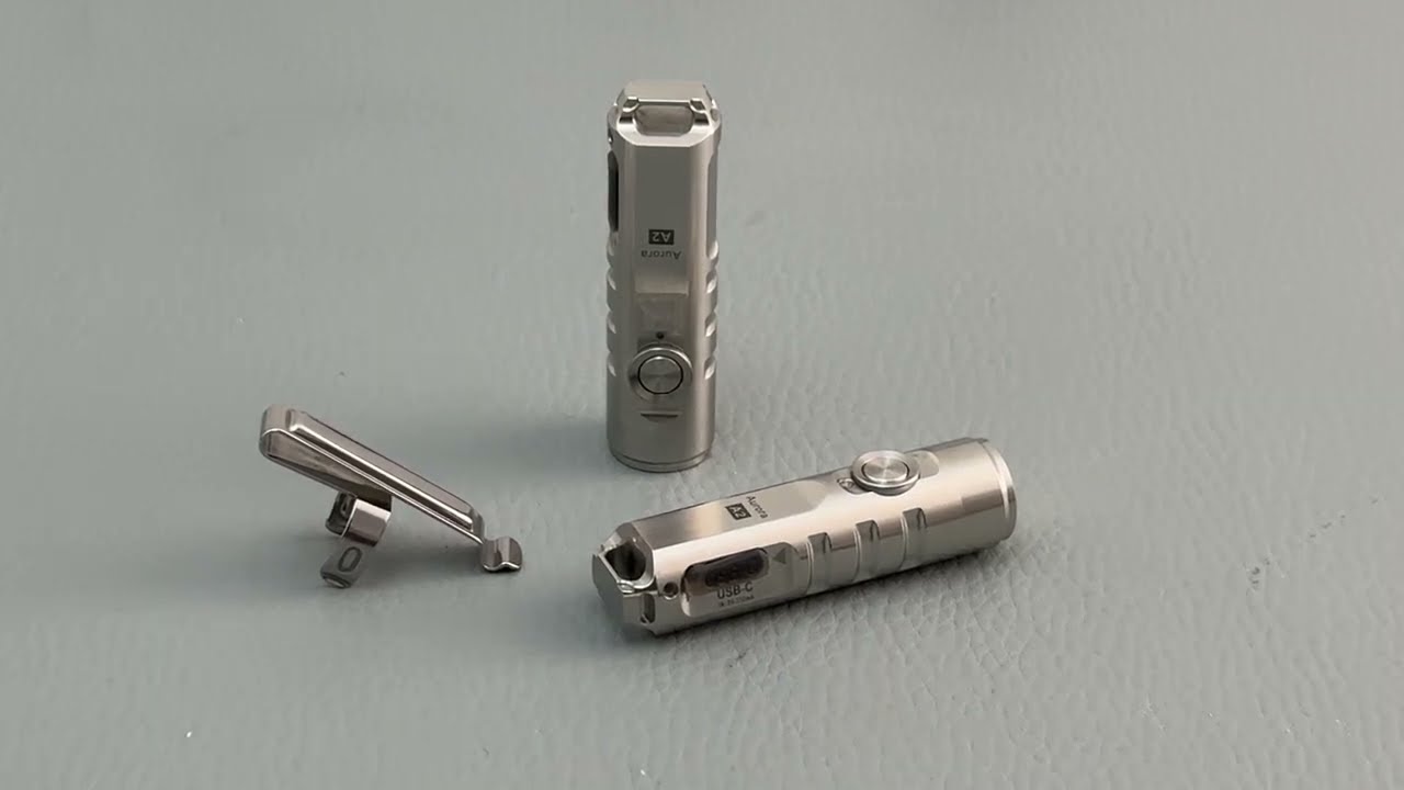 RovyVon Aurora A2 FACELIFT (USB-C) 6063 Edelstahl EDC Schlüsselbund Taschenlampe