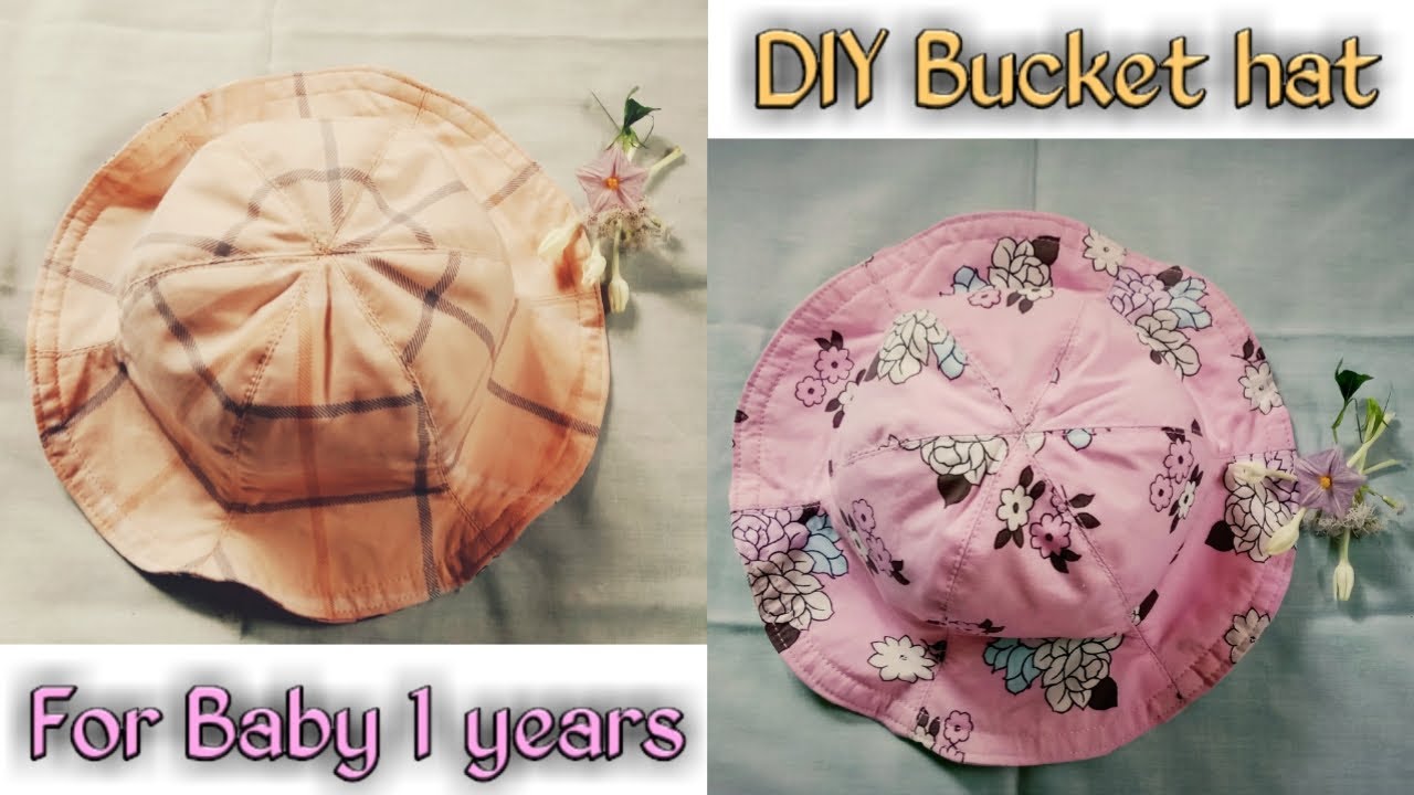 Bucket hat tutorial / kids sun hat tutorial / easy diy