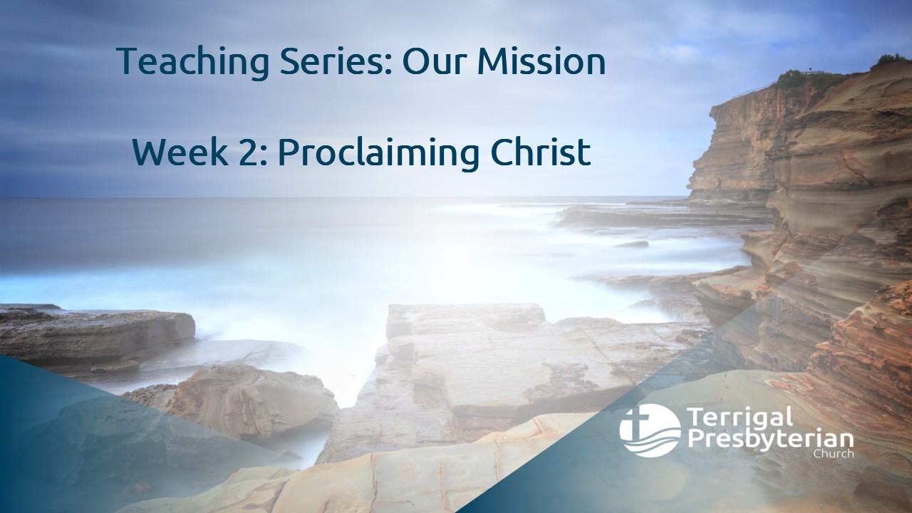 Proclaiming Christ