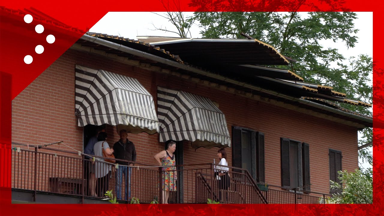 Tromba d'aria colpisce Giussago e scoperchia una palazzina. Il tetto vola via: le testimonianze