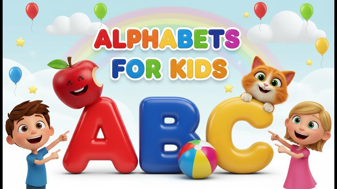 ABC Letters for Kids | Full English Alphabet for Preschool & Kindergarten