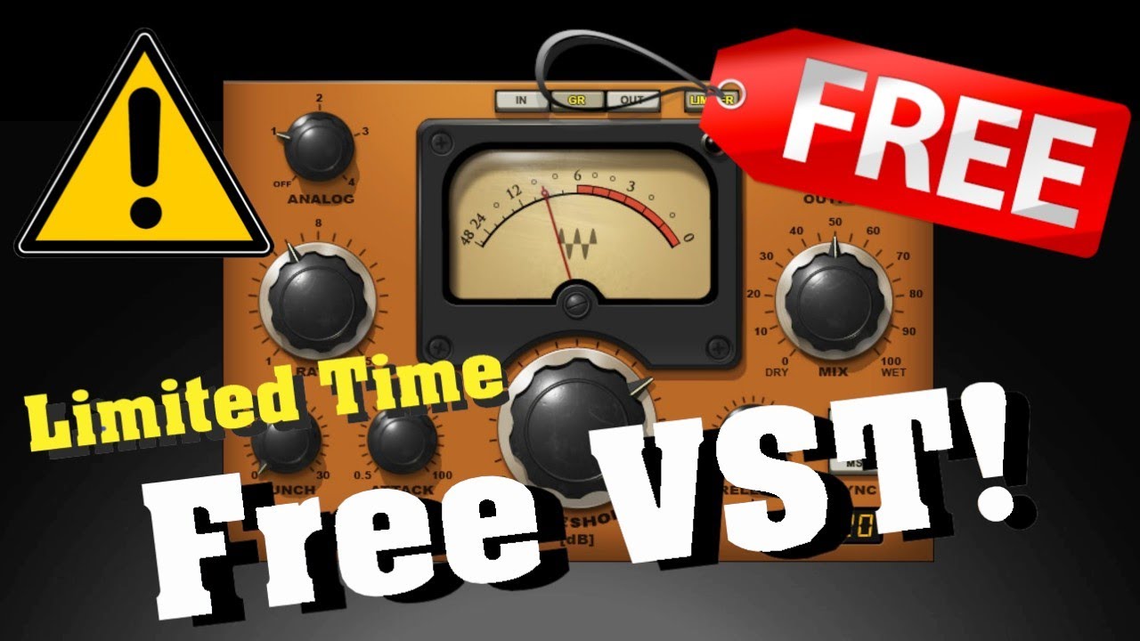 【Limited Time Free!】Hurry! $149&rarr;$0! Most Famous Analog Hybrid Compressor VST Plugin! H-Comp, Waves