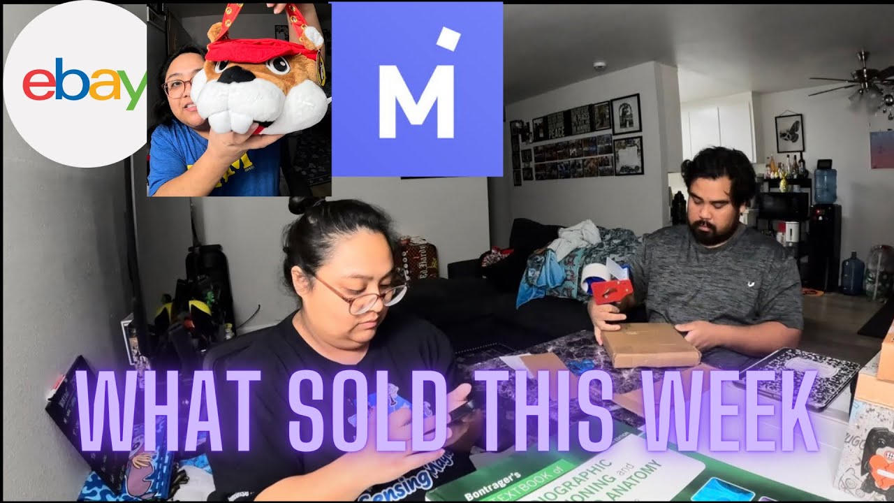 What sold on eBay and Mercari this week! Packing eBay orders, packing Mercari orders…