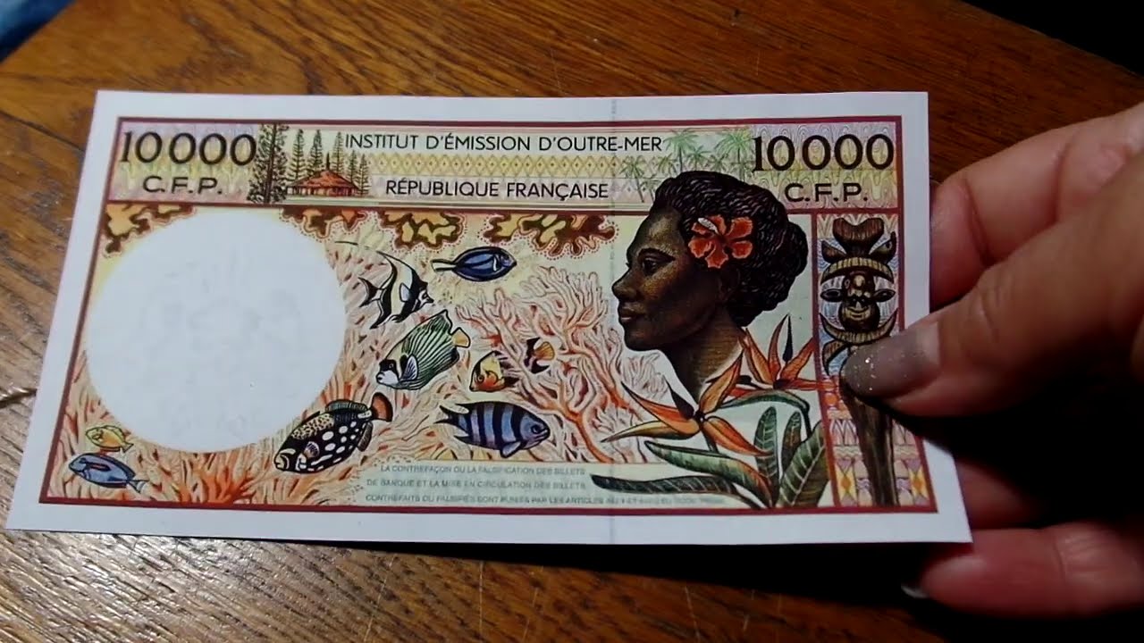 Reproduction Note French Pacific Territorie 10 000 1985 Franc Pick#4
