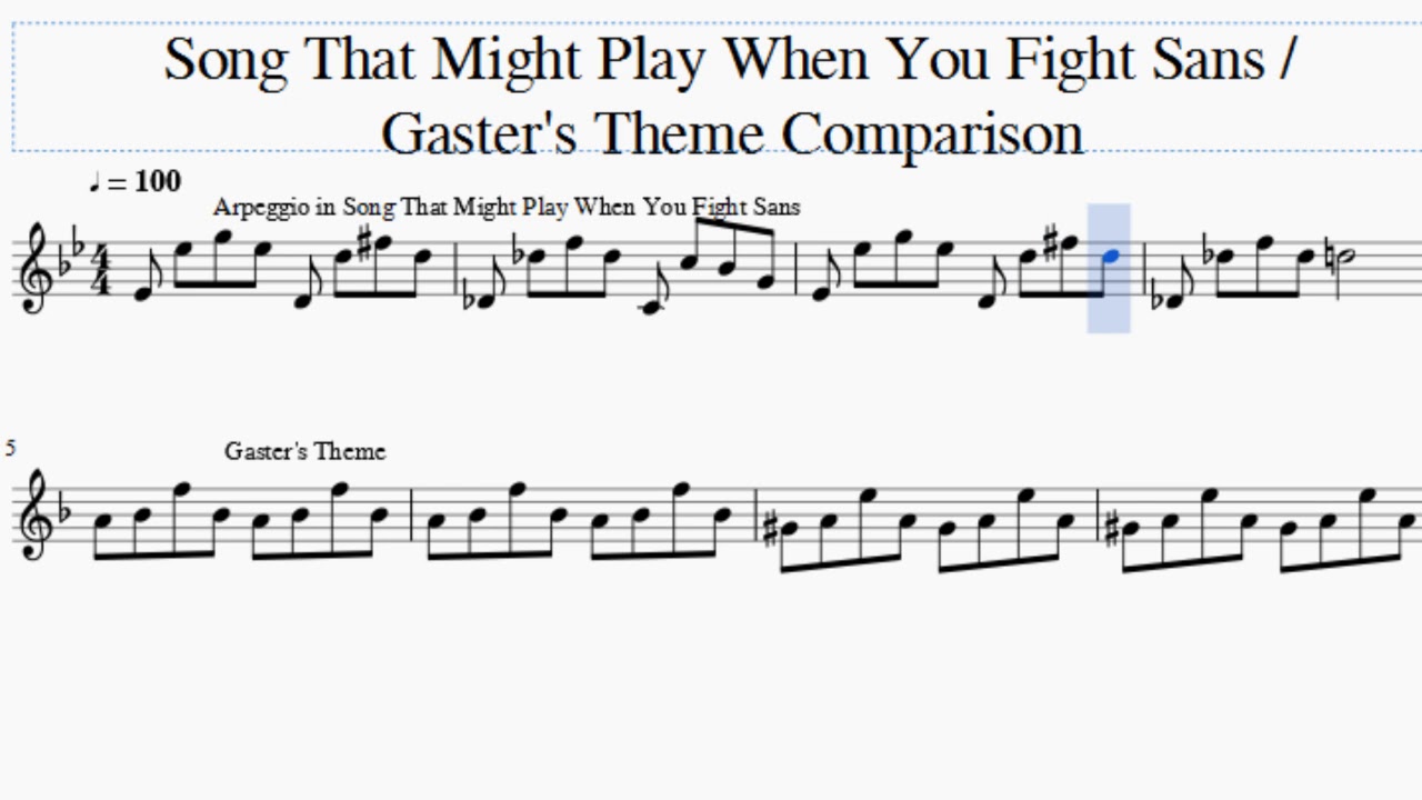 STMPWYFS vs. Gaster's Theme