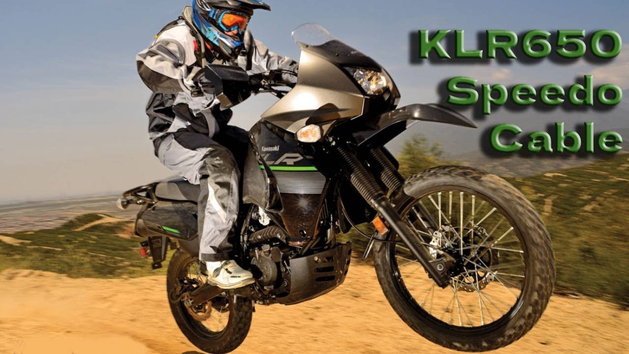 KLR650 Speedo Cable Replacement