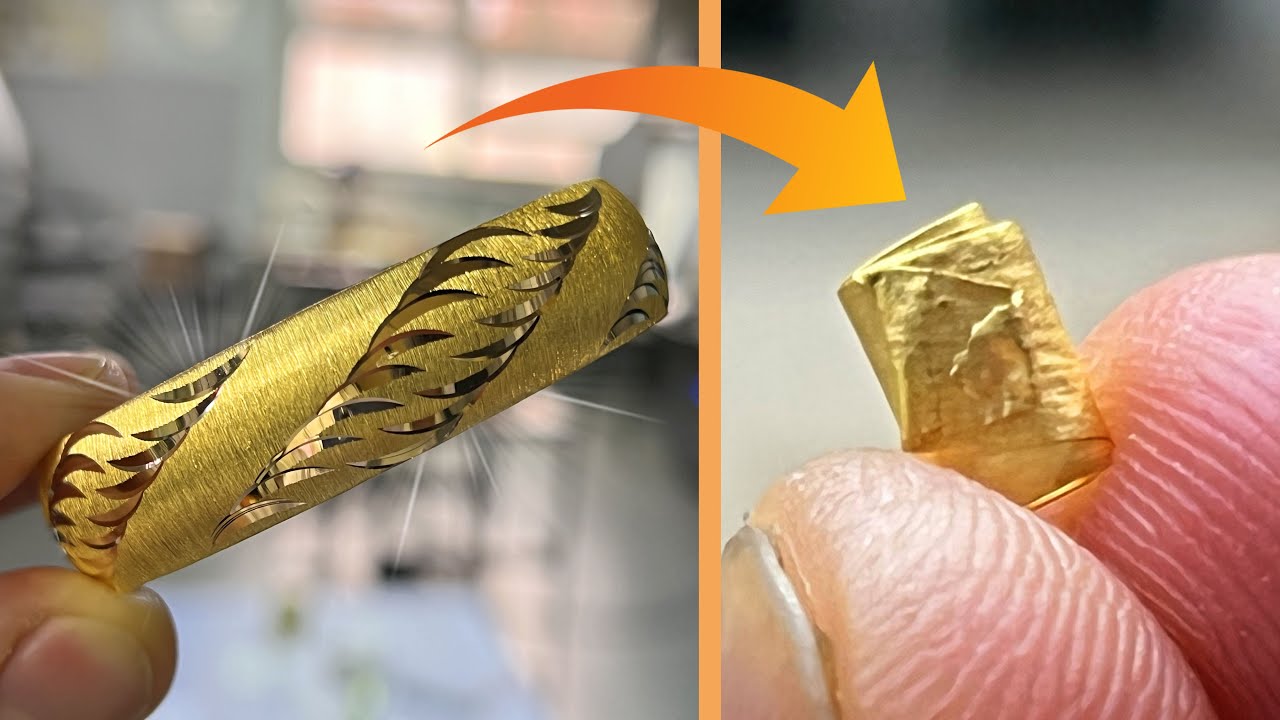 Как они определяют карат во время обработки золота?