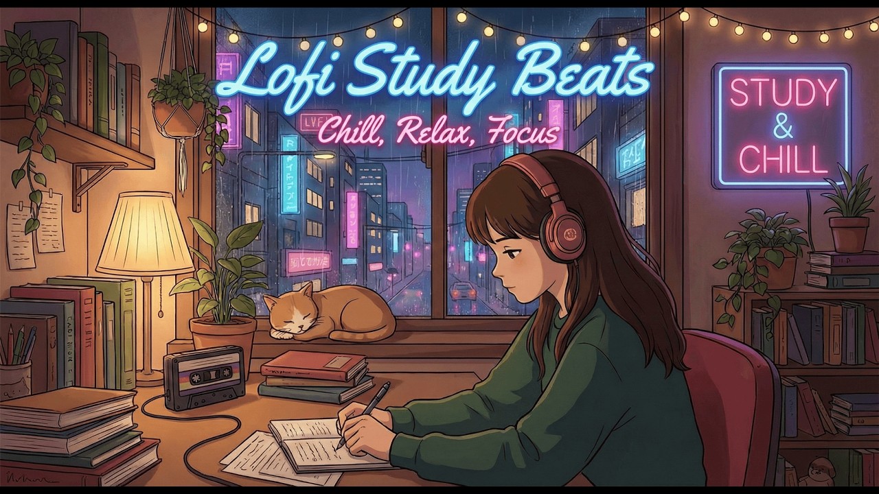 Vintage Cafe Vibes ☕️ 90's Chill Lofi & Rain Sounds for Deep Focus - Spring 2026 #1