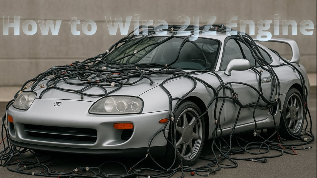 How to Properly wire a 2JZ Harness to any car Part 1 full Details | De-looming and De Pinning