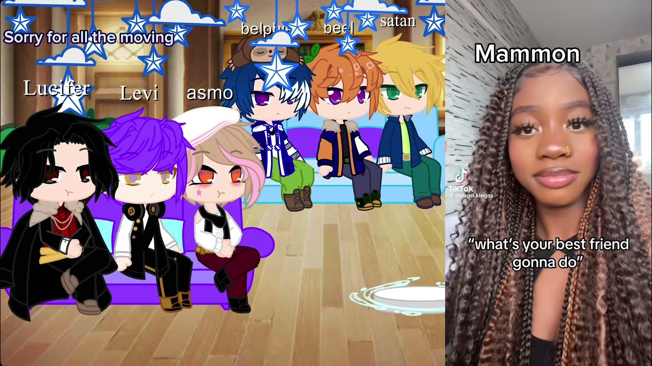 Obey me react to mammon as random TikTok’s///ft:new oc’s///