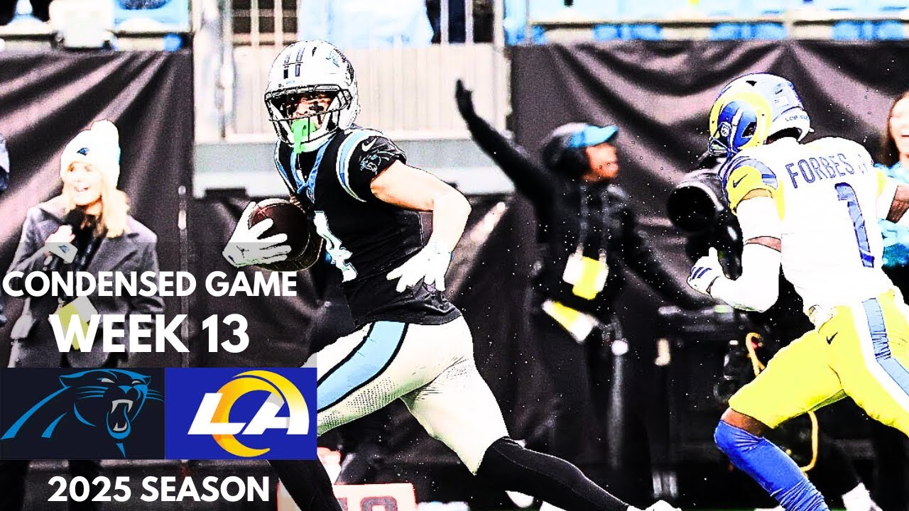 Panthers vs Rams 2025 Week 13 Condensed Game | NFL Highlights