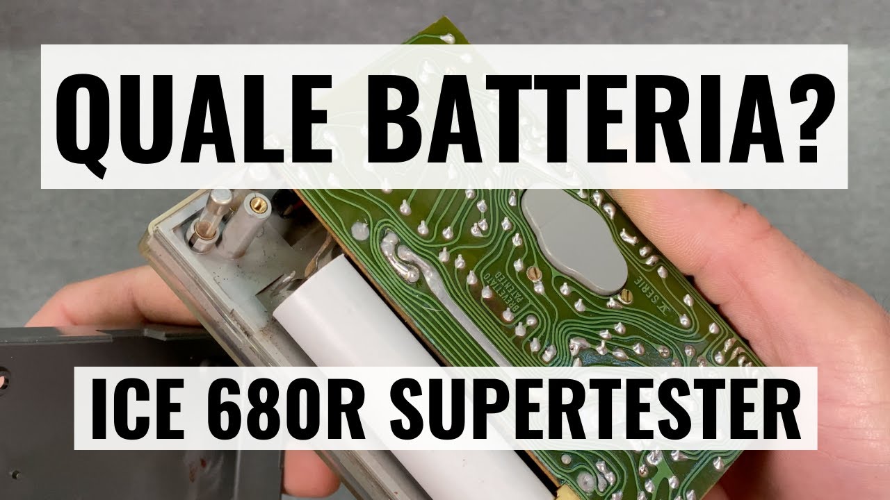 Supertester 680R ICE prima serie Sostituzione batteria
