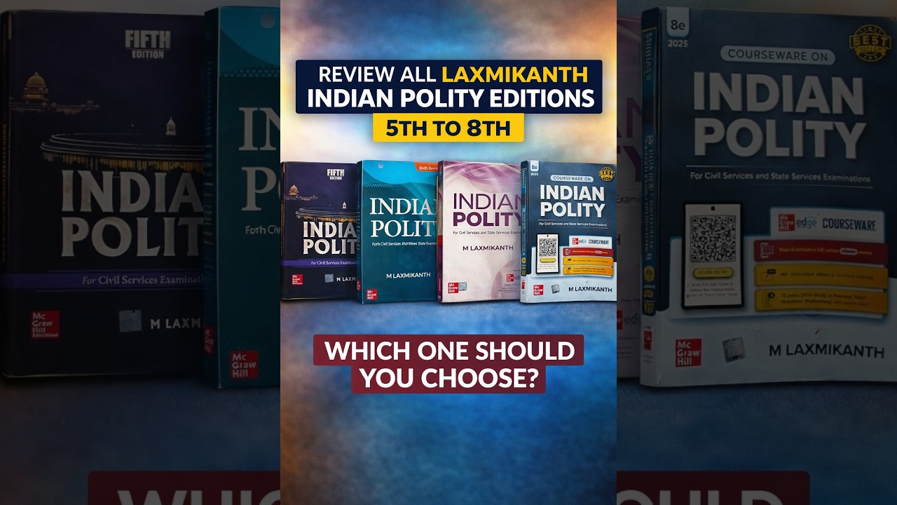Laxmikanth Indian Polity Review (5th–8th Edition) | Which Edition Should You Buy? UPSC/BPSC Guide