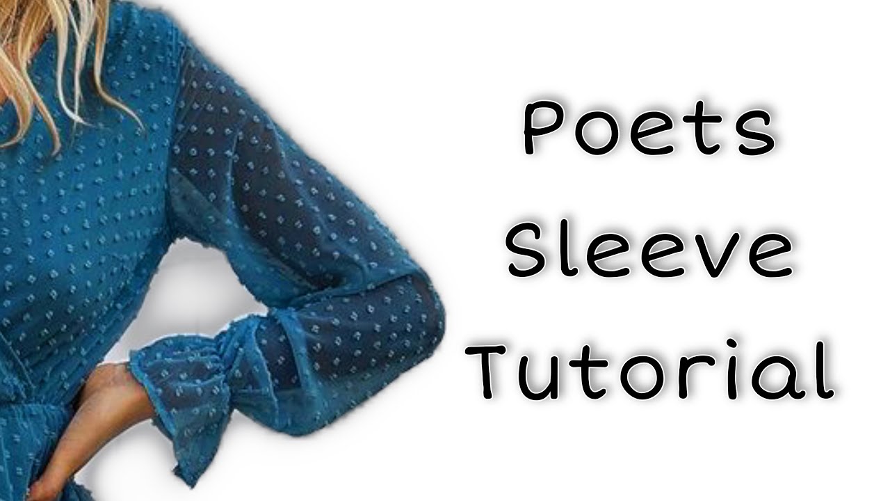 Poet sleeve tutorial | big puff sleeve with wrist elastic pattern and sewing | ruffle cuff sleeve |