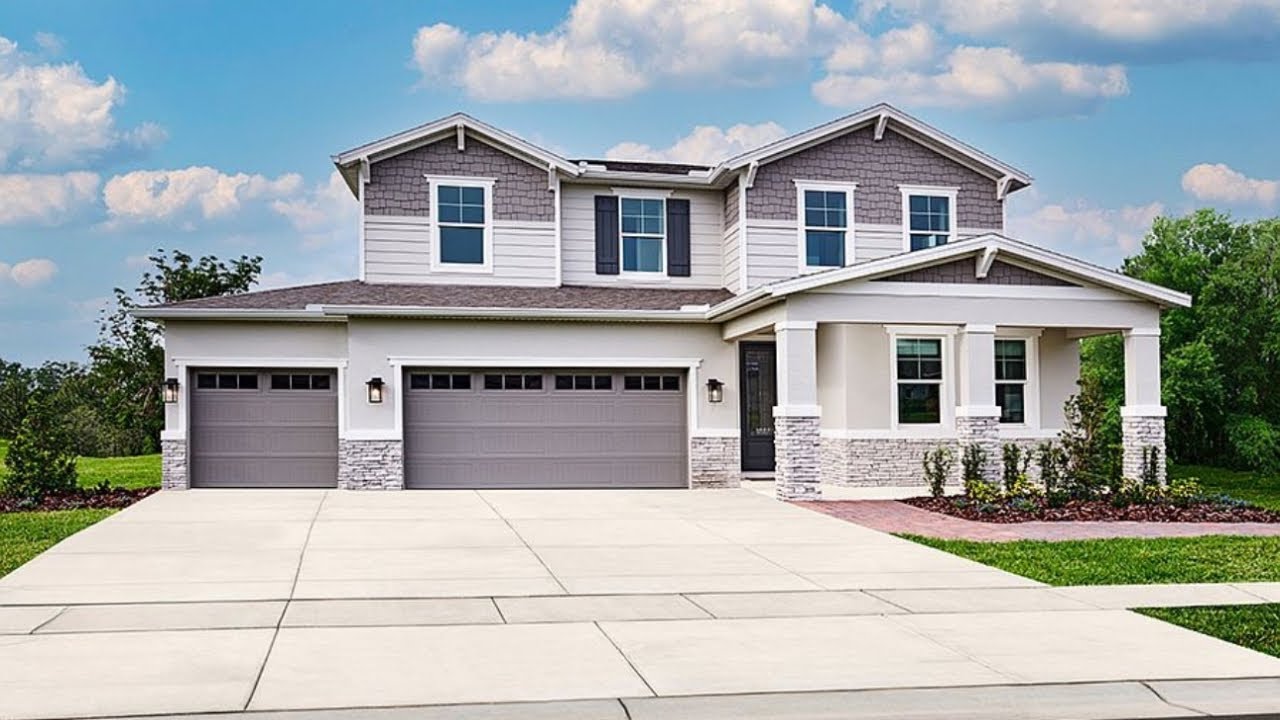 Check Out This NEW Model home In Florida W/ In Law Suite & NO CDD