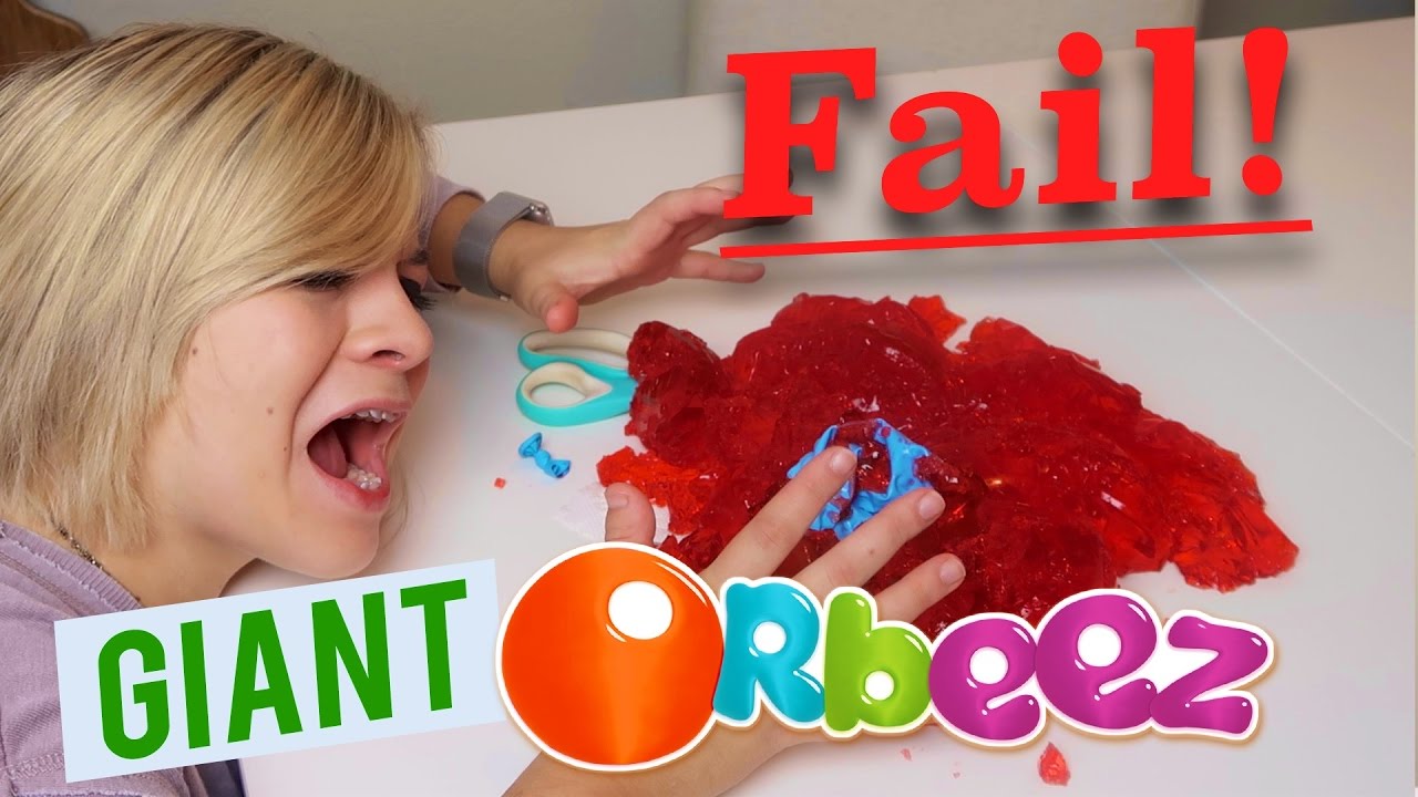 DIY Giant Edible Orbeez FAIL!  // SoCassie